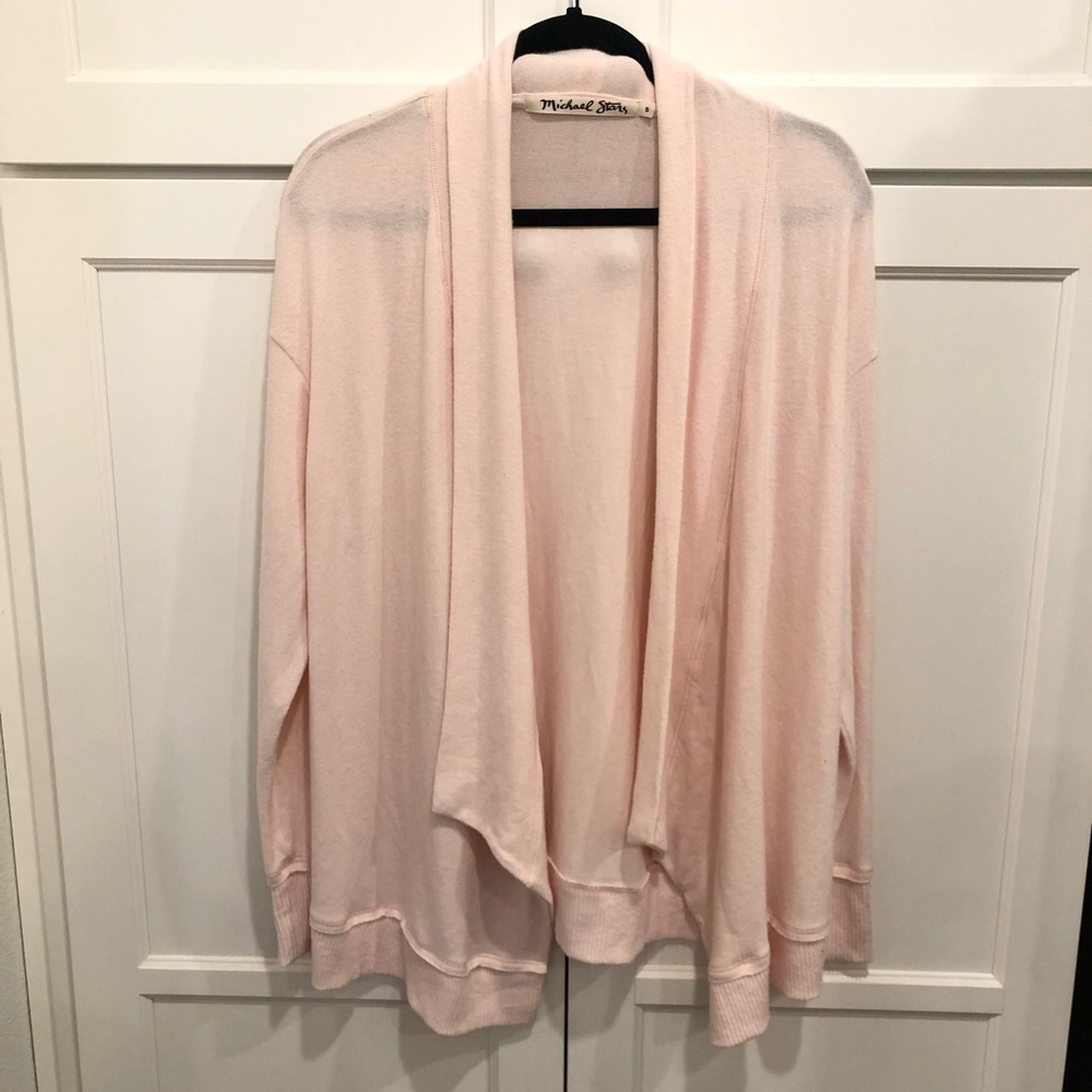 Michael Stars Draped Knit Cardigan